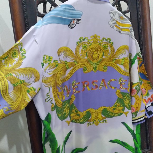 Versace Silk Dress with Belt - Picture 12 of 14